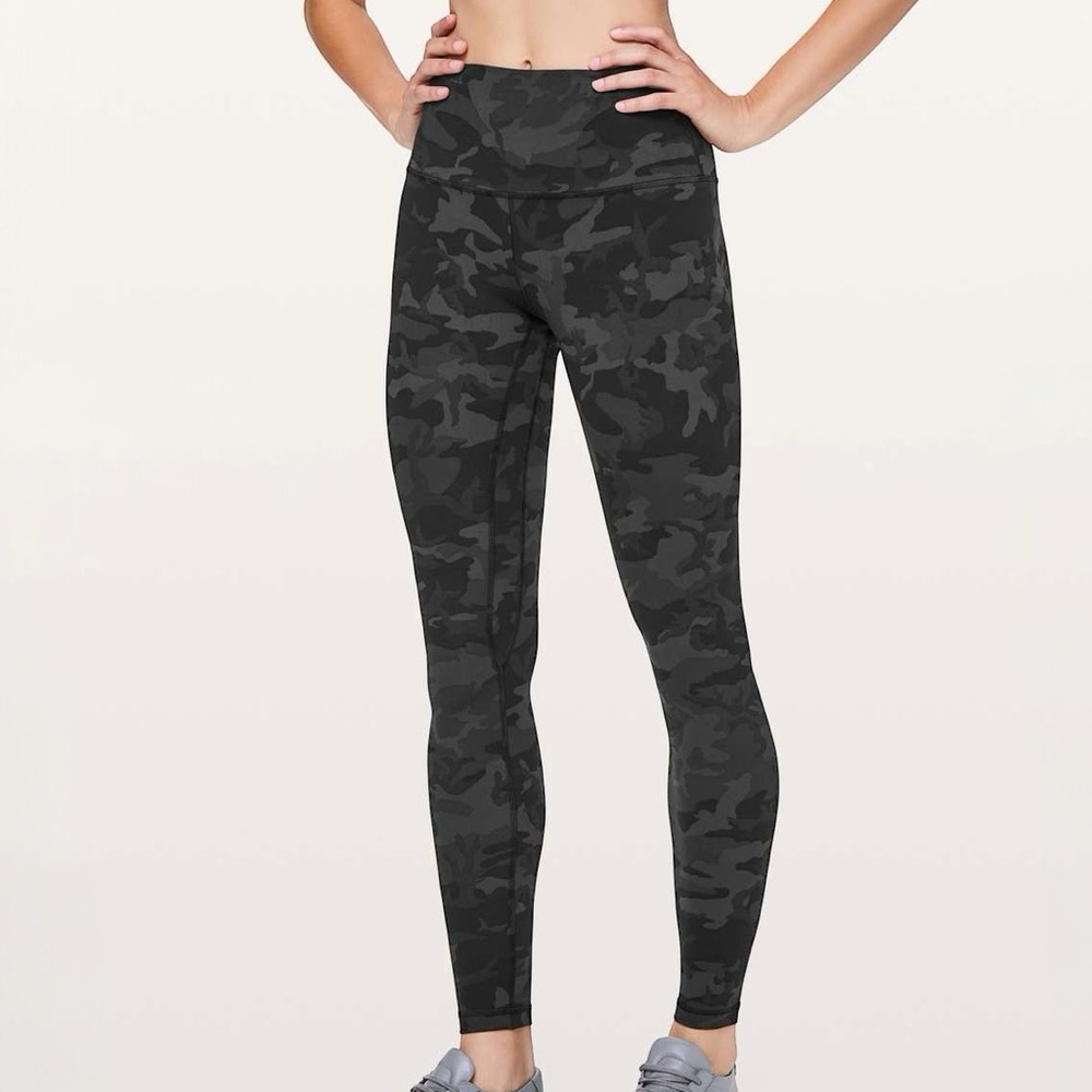 Lululemon Wunder Under Hi-Rise Tight *28" Incognito Camo Multi Grey